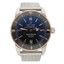 Breitling SuperOcean Heritage B20 automatic gold and stainless steel gentleman's wristwatch,