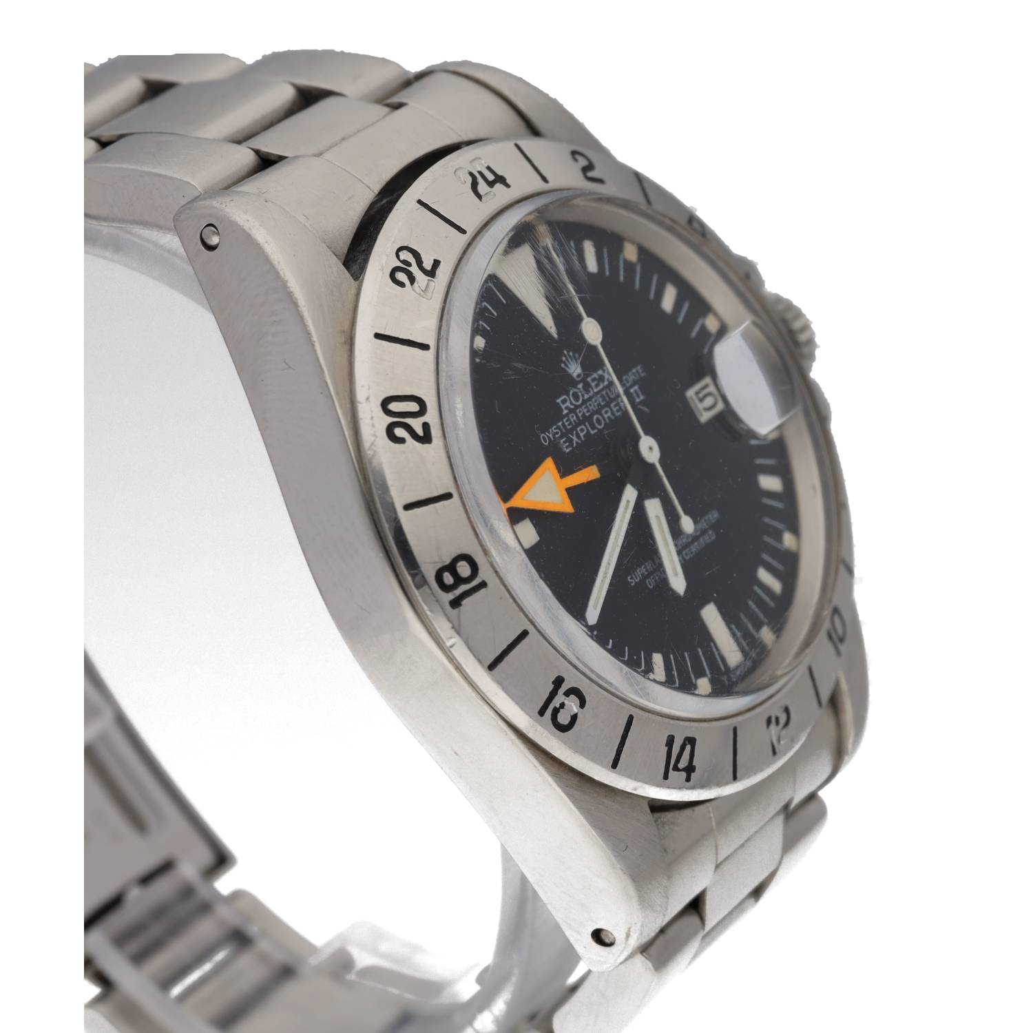 Rolex Oyster Perpetual Date Explorer II 'Steve McQueen' stainless steel gentleman's wristwatch, - Image 4 of 7