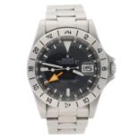 Rolex Oyster Perpetual Date Explorer II 'Steve McQueen' stainless steel gentleman's wristwatch,