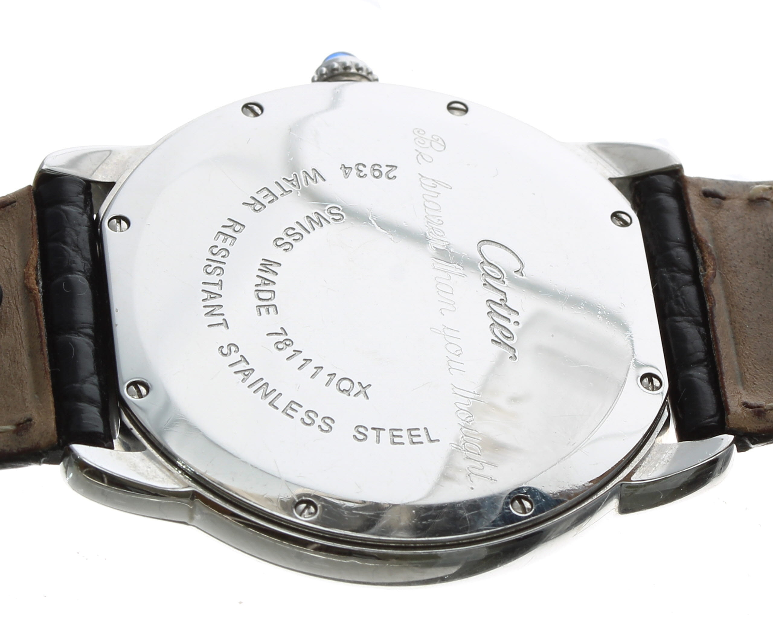 Cartier Ronde Solo stainless steel gentleman’s wristwatch, reference no. 2934, serial no. - Image 2 of 2