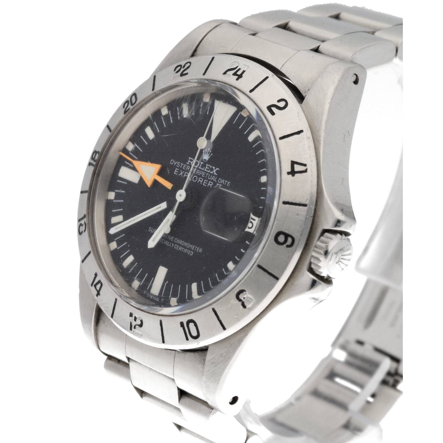 Rolex Oyster Perpetual Date Explorer II 'Steve McQueen' stainless steel gentleman's wristwatch, - Image 3 of 7