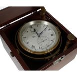 Thomas Mercer two-day marine chronometer, the 4" silvered dial signed Thomas Mercer, no. 25754, with