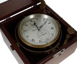 Thomas Mercer two-day marine chronometer, the 4" silvered dial signed Thomas Mercer, no. 25754, with