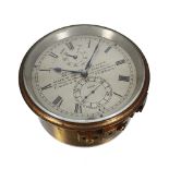 Thomas Mercer two-day marine chronometer, the 4" silvered dial signed Thomas Mercer, Maker to the