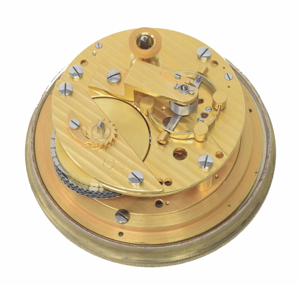 Russian two day marine chronometer, the 4" cream dial with subsidiary state of wind and seconds - Image 2 of 5