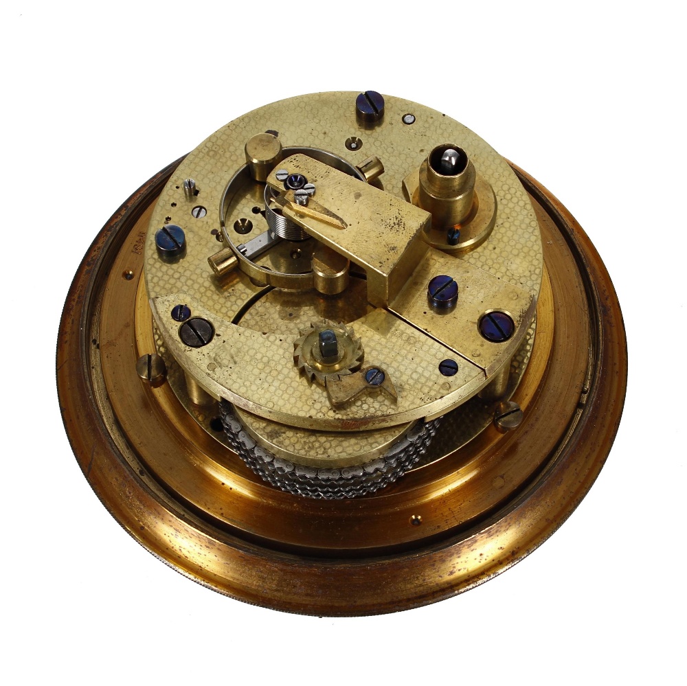 Thomas Mercer two-day marine chronometer, the 4" silvered dial signed Thomas Mercer, Maker to the - Image 2 of 3