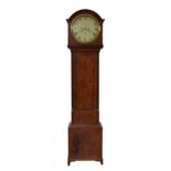 Mahogany eight day longcase clock, the 13.5" painted circular dial signed Whitelaw, Edinburgh with