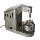 Good Rollimat electric clock pivot polishing  machine, within a light grey case, 9" high *The