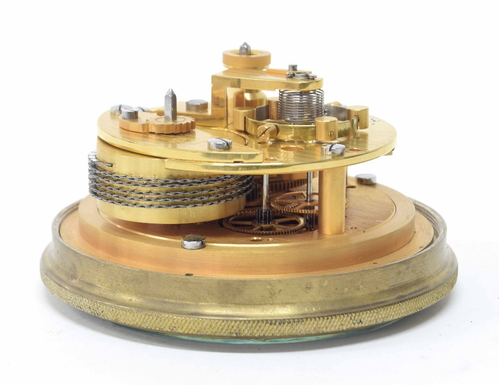 Russian two day marine chronometer, the 4" cream dial with subsidiary state of wind and seconds - Image 3 of 5