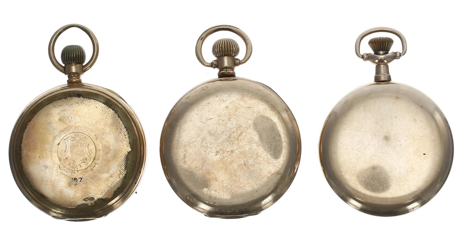 American Waltham gold plated lever pocket watch, within a Star Watch Case Co. screw case, 48mm; - Image 2 of 2