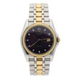 Tudor Geneve Monarch gold and stainless steel gentleman's wristwatch, reference no.  15633, case no.