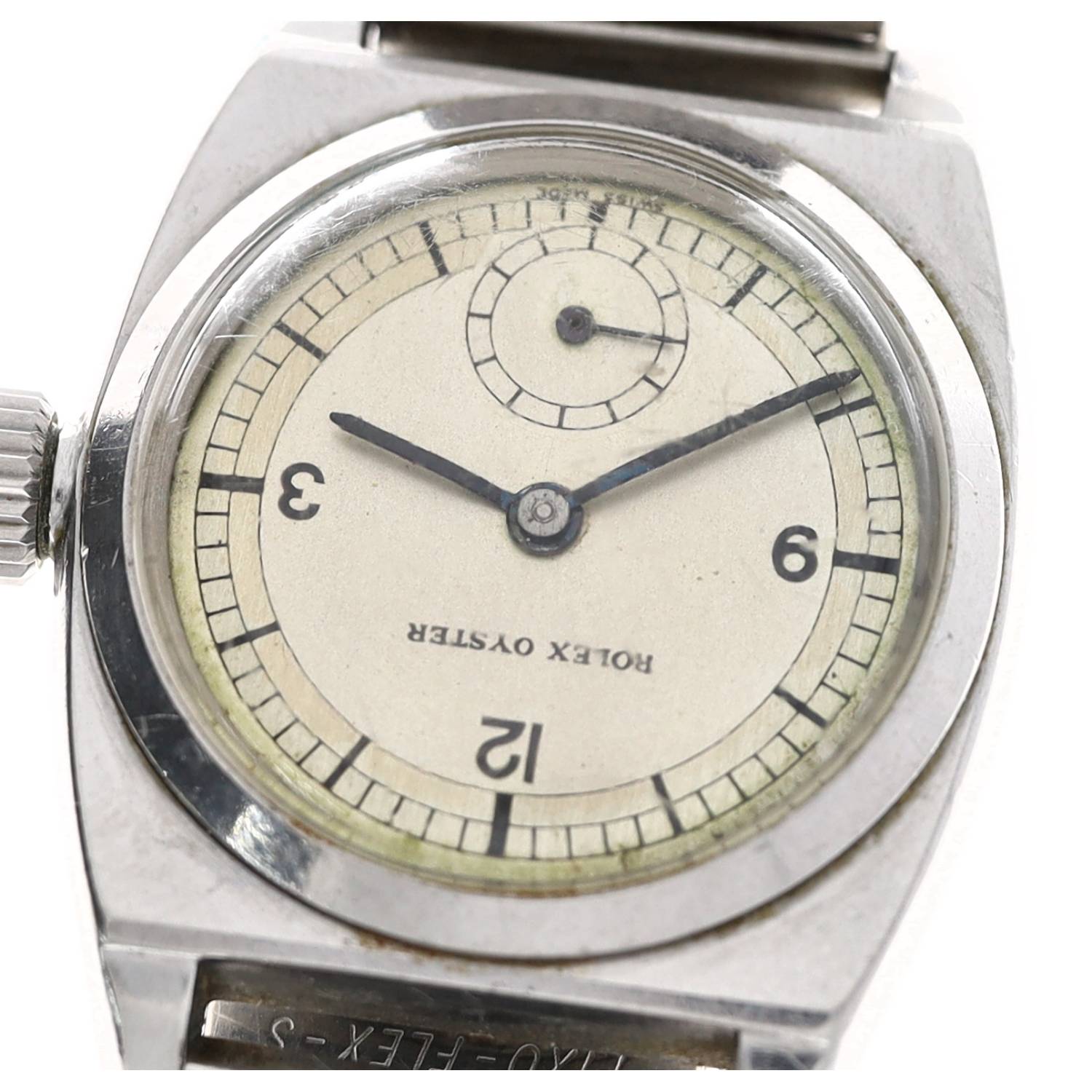 Rolex Oyster mid-size stainless steel gentleman's wristwatch, reference no. 2574, case no. 2343xx, - Image 6 of 6