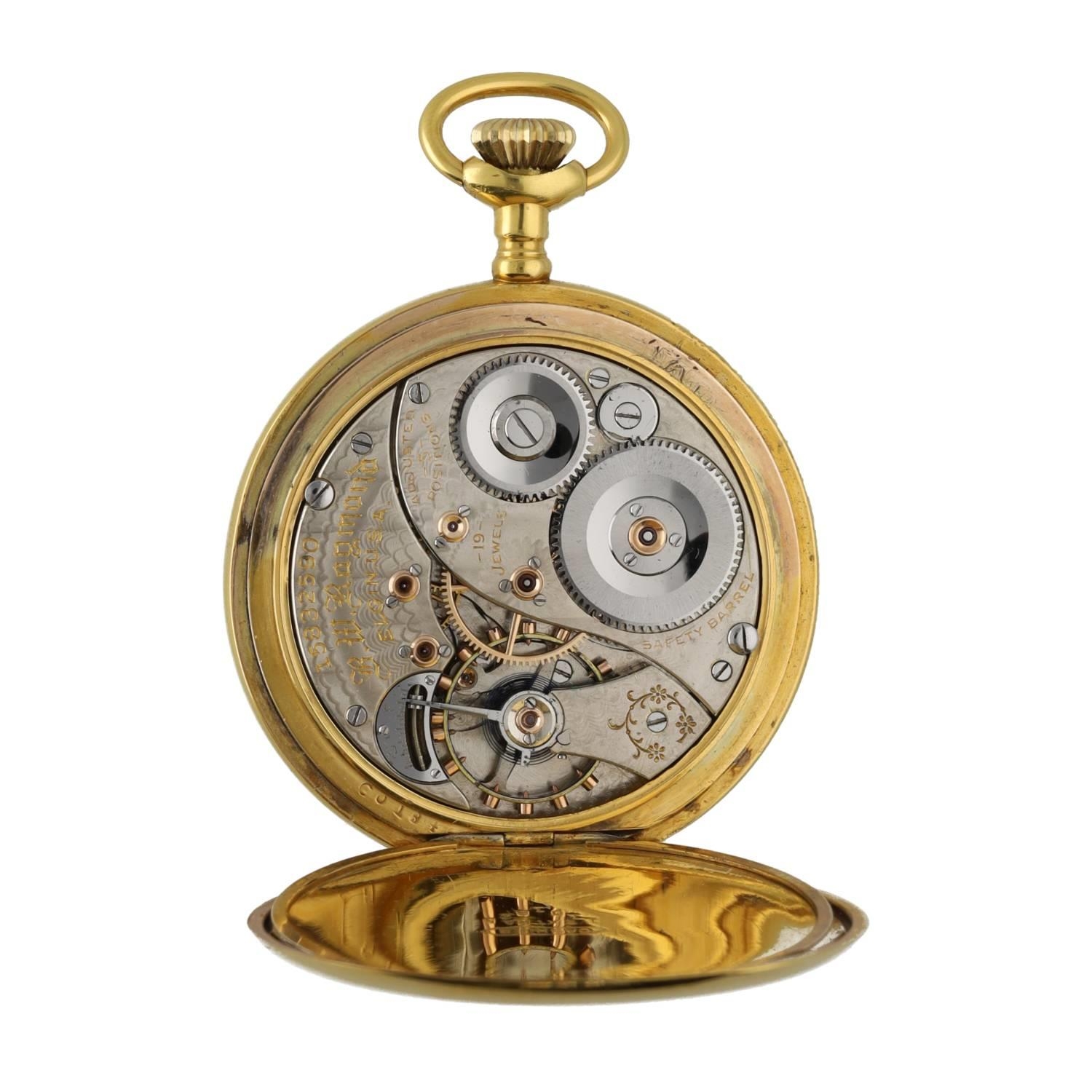 Elgin National Watch Co. 'B.W. Raymond' gold filled lever hunter pocket watch, circa 1910, serial - Image 2 of 4