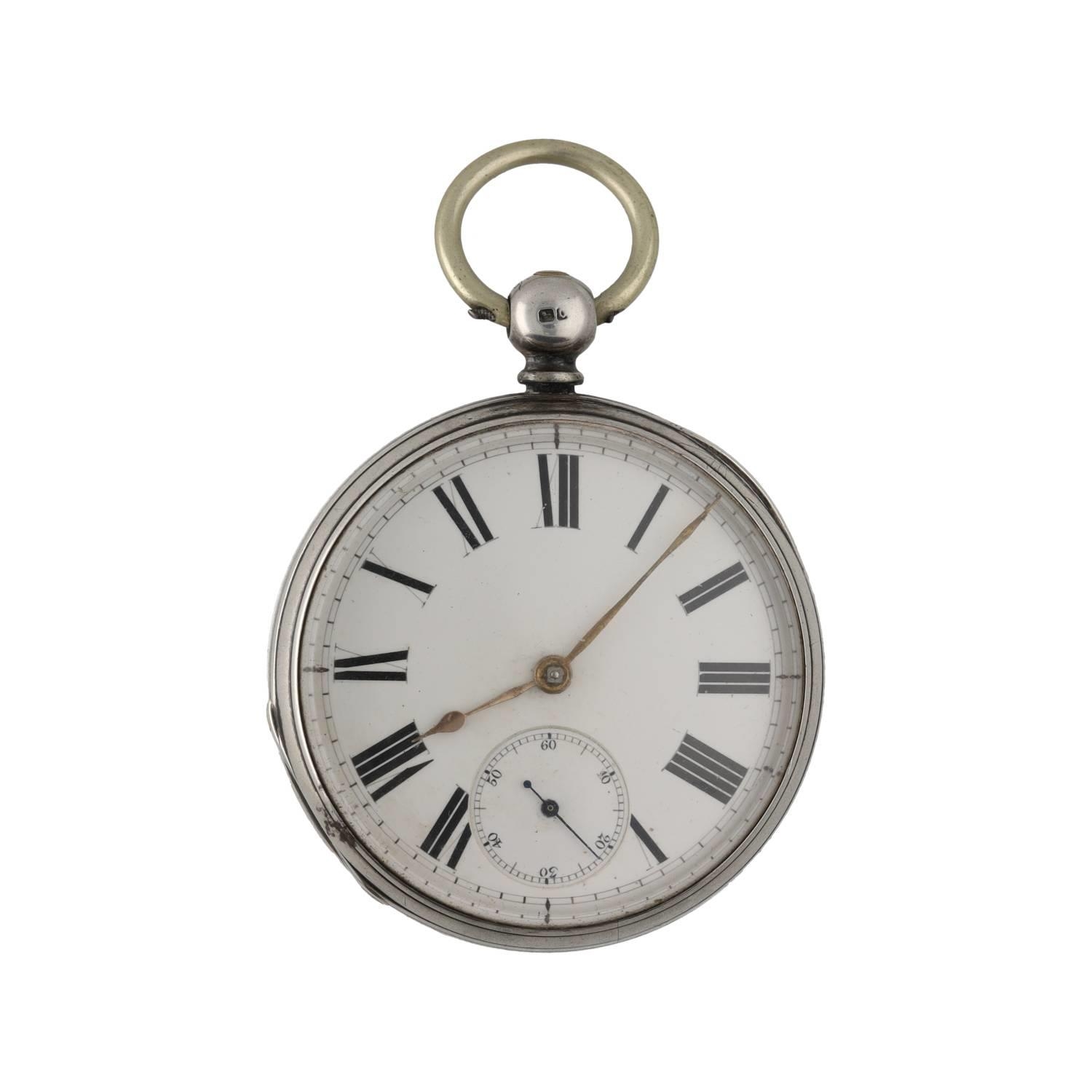 American Waltham 'Martyn Sq.' silver lever pocket watch, circa 1884, serial no. 2599052, signed