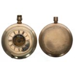 American Waltham gold plated lever hunter pocket watch for repair, 52mm; together with a Lever