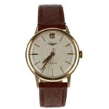 Longines 18ct automatic gentleman's wristwatch, case no. 7007 1 98, serial no. 11147xxx, circa 1959,