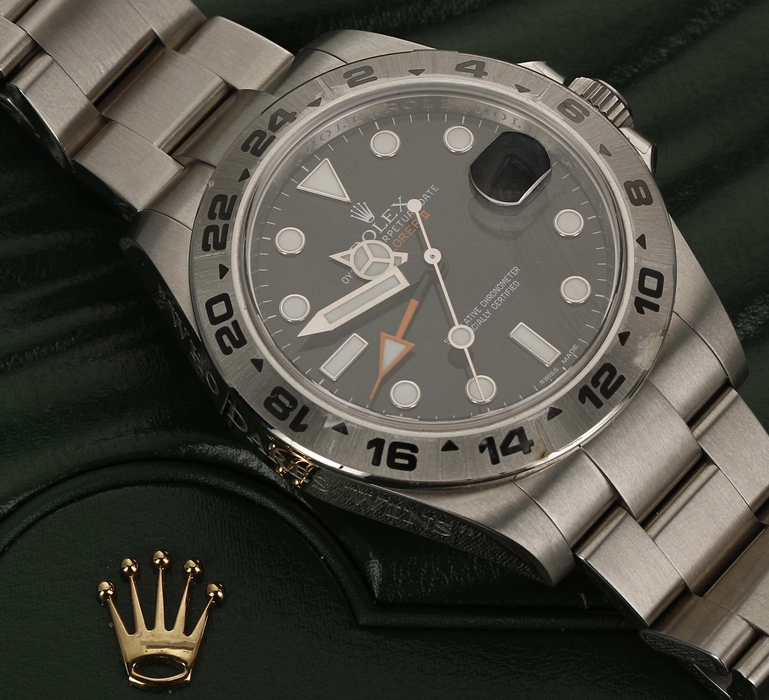 Rare Special Edition Military Commissioned Rolex Oyster Perpetual Date ‘SAS’ Explorer II stainless - Image 9 of 11