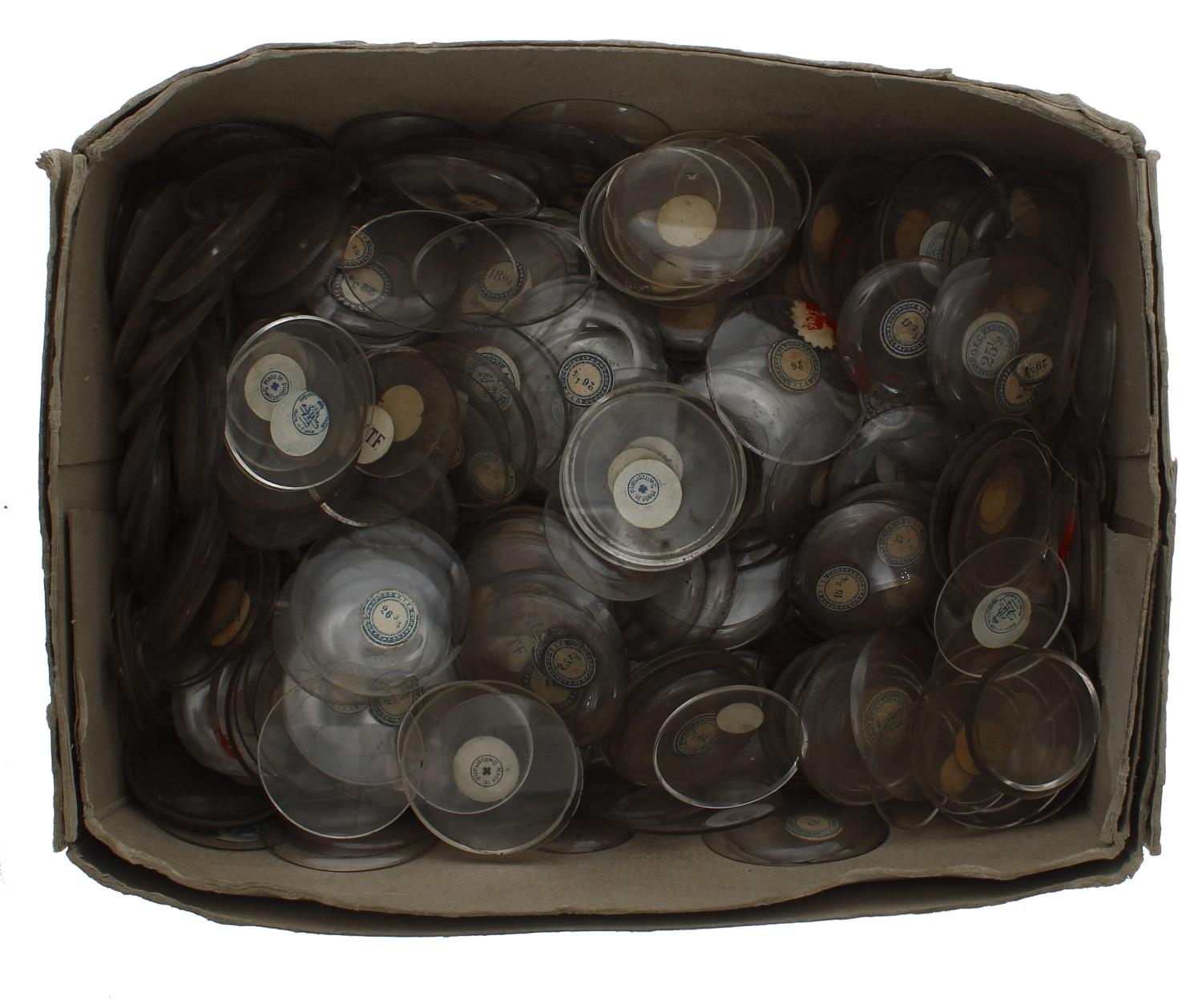 Quantity of pocket watch glasses