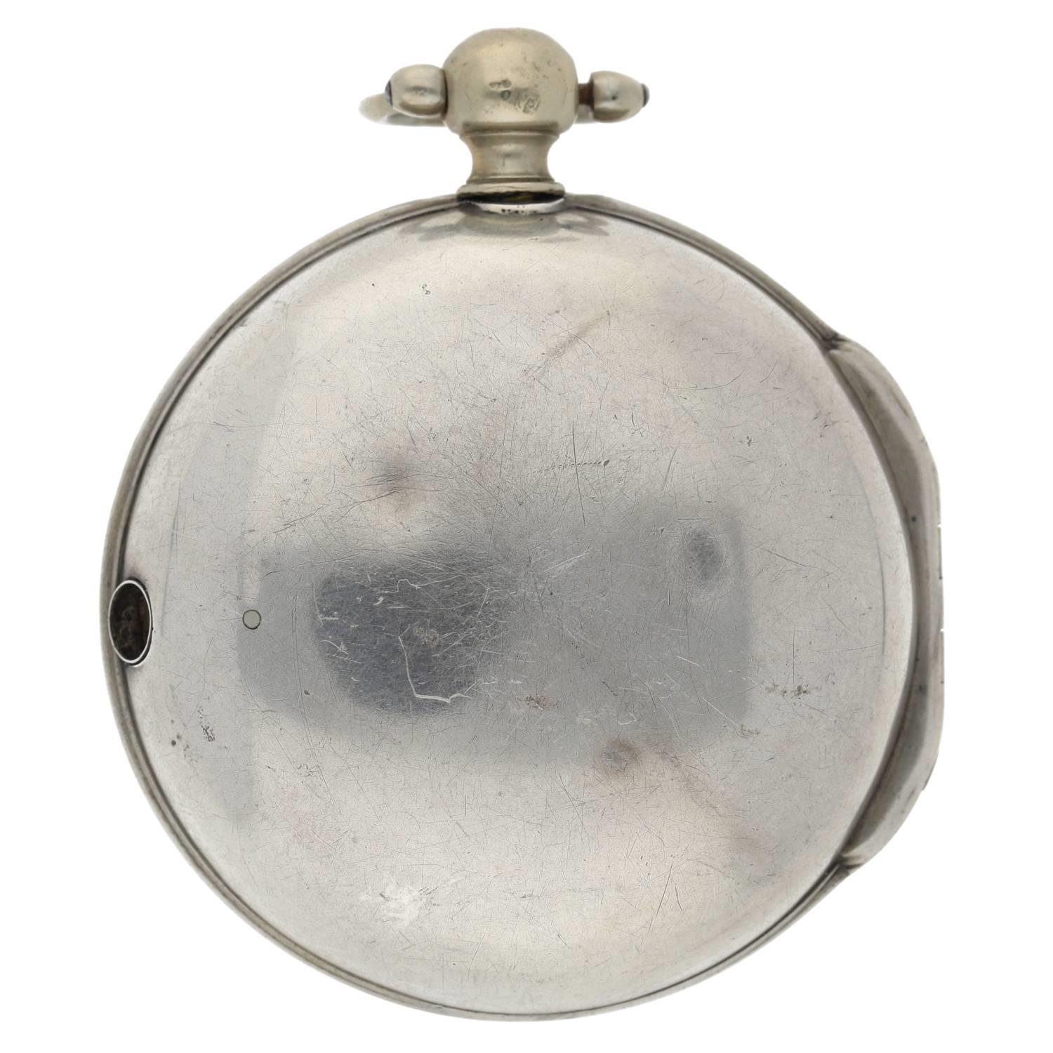 Peter Upjohn, Bideford - George III silver pair cased verge pocket watch, London 1765, signed - Image 8 of 10