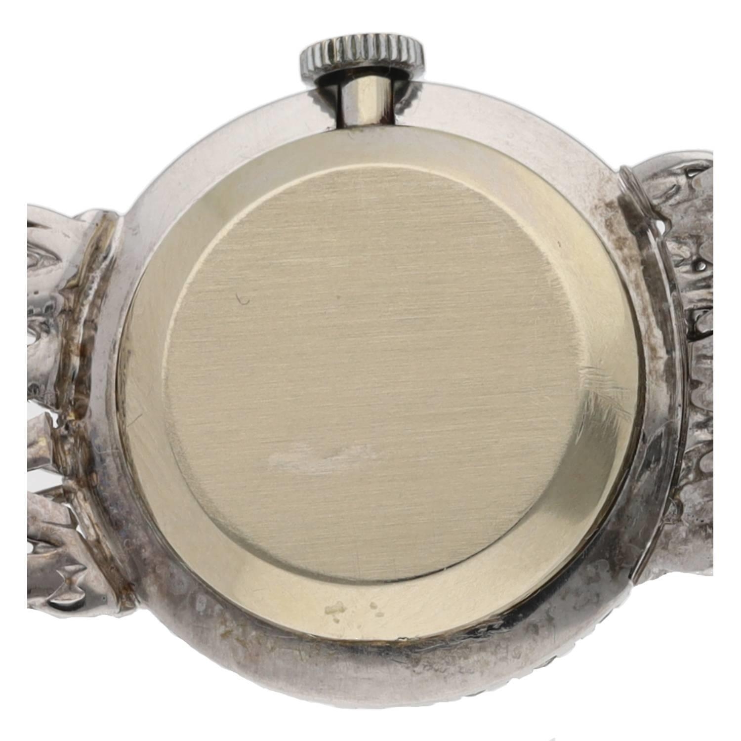 Jaeger-LeCoultre vintage 18ct white gold diamond set lady's cocktail wristwatch, the bezel set - Image 2 of 2