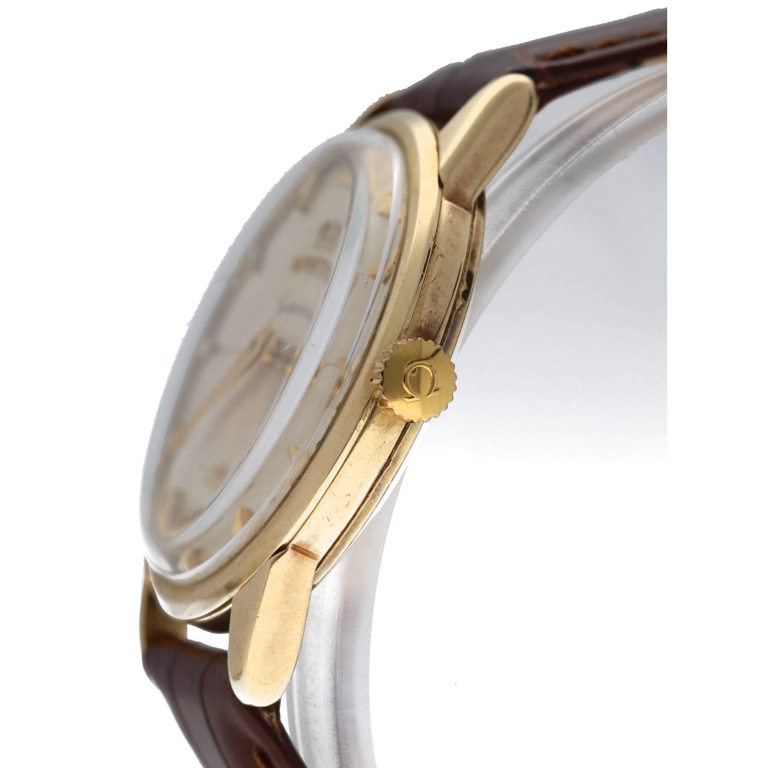 Omega Genéve 9ct gentleman's wristwatch, case no. 969 34926, serial no. 17772xxx, circa 1960, - Image 4 of 7