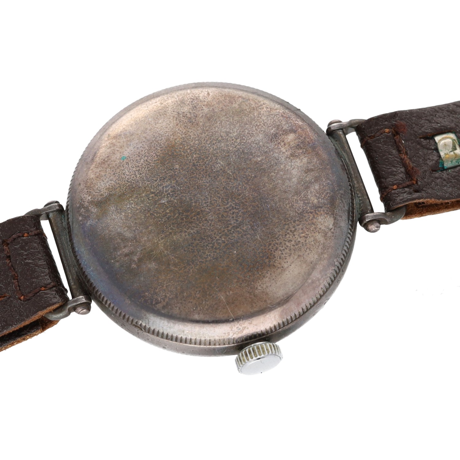Longines Baume & Co. WWI period silver swing-lug gentleman's wristwatch, import hallmarks London - Image 2 of 2