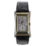 Rare Rolex Prince Brancard Chronometer 14ct bicolour gentleman's wristwatch, reference no. 971U,