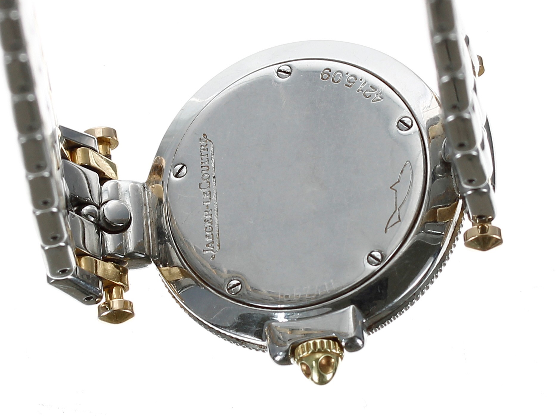 Jaeger-LeCoultre Rendez-Vous bicolour lady's wristwatch, reference no. 421.5.09, serial no. 1657xxx, - Image 2 of 2