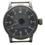 A. Lange & Sohne Rare German Military WWII Luftwaffe 'B.Uhr' pilots/navigators watch, ref no. 127-