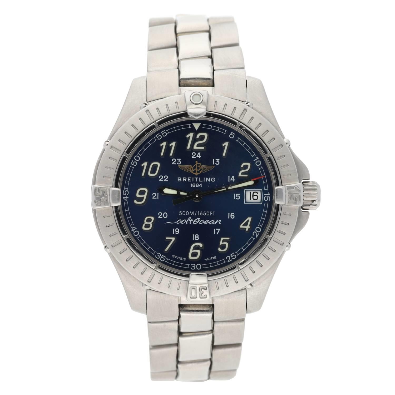 Breitling Colt Ocean stainless steel gentleman's wristwatch, reference no. A64050, serial no. - Image 2 of 4