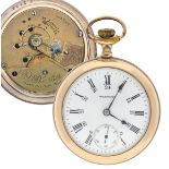 American Waltham 'P.S. Bartlett' gold plated lever pocket watch, circa 1904, signed 17 jewel