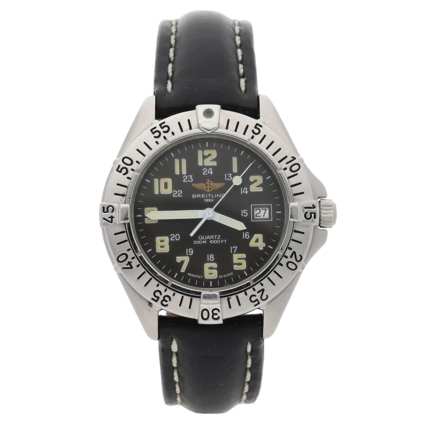 Breitling Colt Quartz stainless steel gentleman's wristwatch, reference no. A57035, serial no. - Image 2 of 4