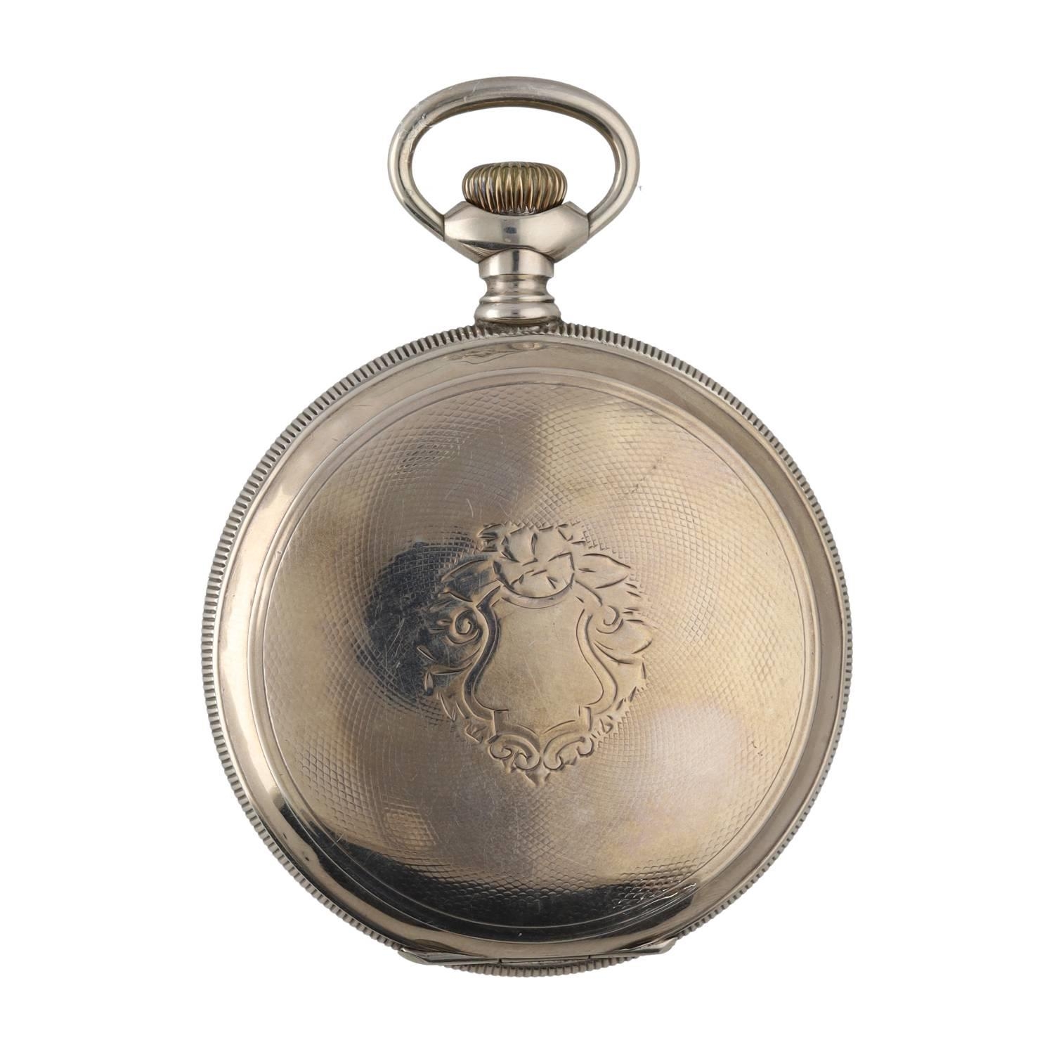 J. W. Benedict, New York fusee lever pocket watch, the movement signed J.W. Benedict, 5 Wall St. New - Bild 4 aus 4