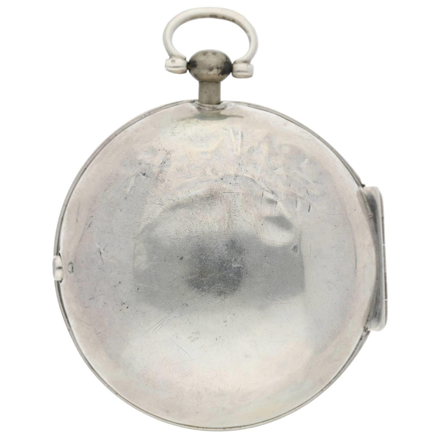 Thomas Kilgoure, Inverness - rare Scottish early 18th century silver pair cased verge pocket - Image 9 of 11