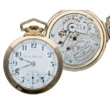 Hamilton Watch Co. gold plated lever set pocket watch, circa 1907, signed 940 21 jewel adjusted 5