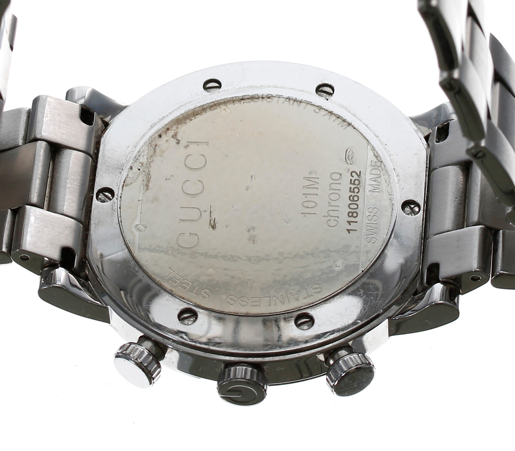 Gucci G-Chrono Chronoscope chronograph stainless steel gentleman's wristwatch, reference no. 101M, - Image 2 of 2