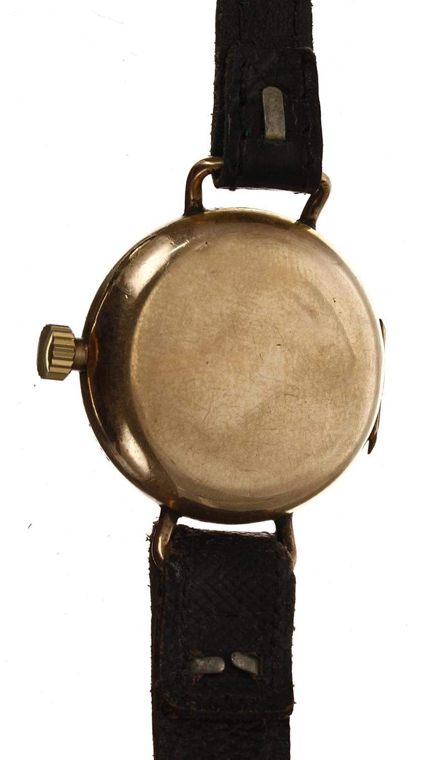 Elgin National Watch Co. mid-size wire-lug gold plated gentleman's wristwatch, serial no. - Image 2 of 2