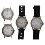 Four Smiths gentleman's wristwatches (two at fault and lacking straps) (2)