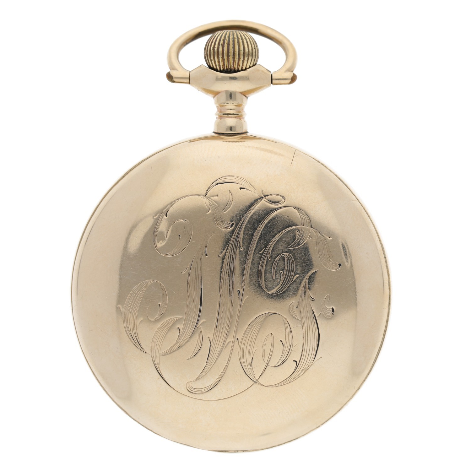 Ulysse Nardin, Locke - Swiss gold plated lever set pocket watch, signed movement, no. 6742, with - Image 4 of 4