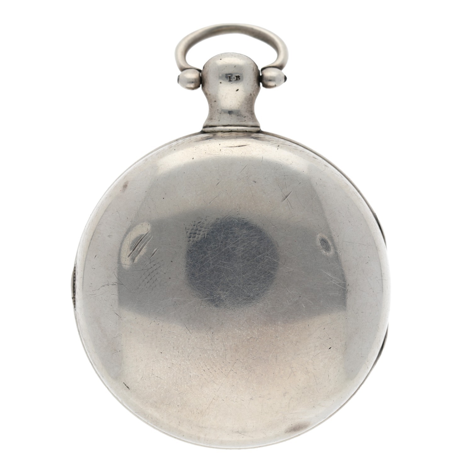 Barwise, London - early 19th century English silver duplex pocket watch, London 1814, signed fusee - Image 4 of 4