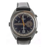 Heuer Carrera Chronograph automatic stainless steel gentleman's wristwatch, reference 1553 N, serial