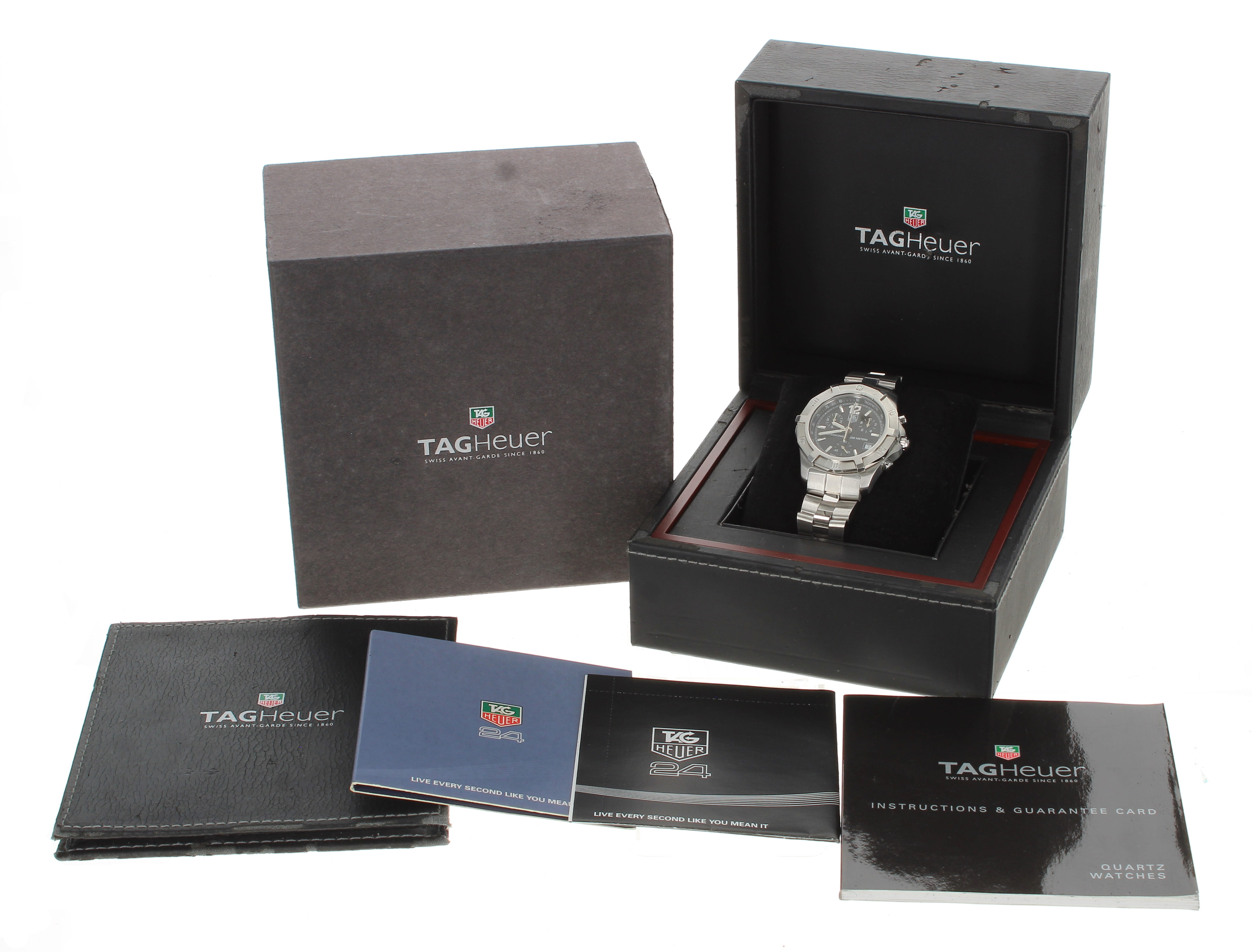 Tag Heuer Professional 2000 Exclusive 200m Chronograph stainless steel gentleman's wristwatch, - Image 3 of 3