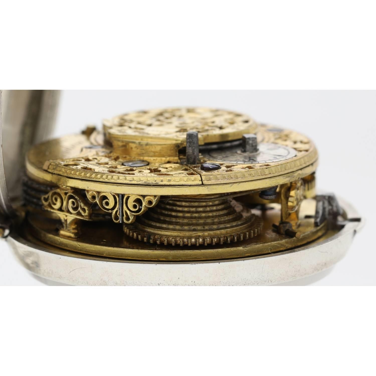 Edward Prior, London - 19th century silver pair cased verge pocket watch made for the Turkish - Image 5 of 10