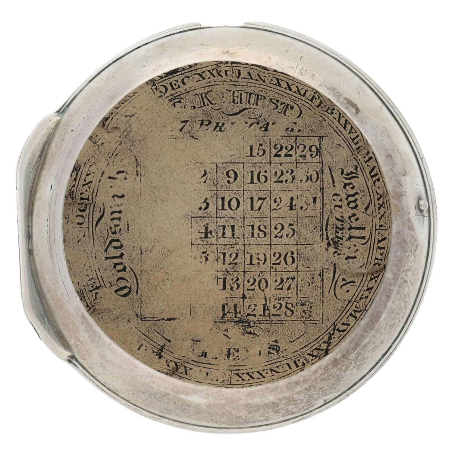 D. Edmonds, Liverpool - English George III silver pair cased verge pocket watch, London 1778, signed - Image 10 of 10