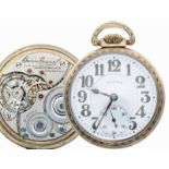 Illinois Watch Co. 'Bunn Special' 10k rolled gold lever set pocket watch, circa 1924, signed 21