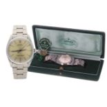 Rolex Oyster Speedking Precision stainless steel mid-size wristwatch, reference no. 6430, serial no.