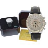 Breitling Navitimer Montbrilliant Chronograph automatic stainless steel gentleman's wristwatch,