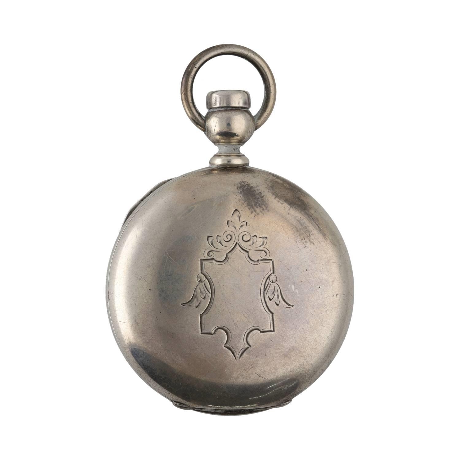 American Waltham lever hunter pocket watch, circa 1906, serial no. 15423207, signed movement with - Image 3 of 4