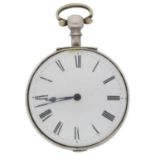 John Lasseter, Arundel - English early 19th century silver verge pocket watch, London 1816, signed