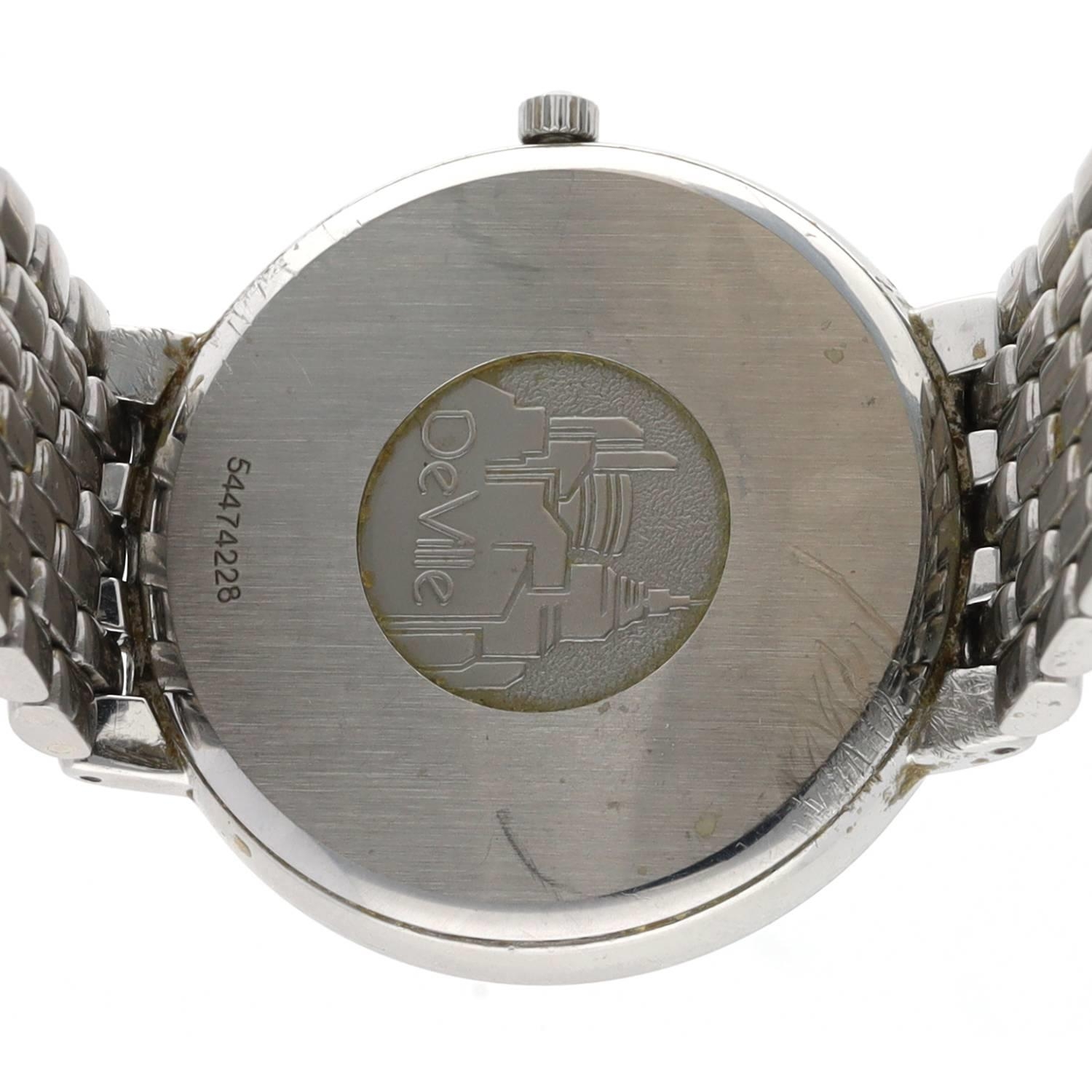 Omega De Ville stainless steel gentleman's wristwatch, serial no. 54474xxx, circa 1991, circular - Image 4 of 4